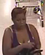 Lottery ticket theft suspect close up