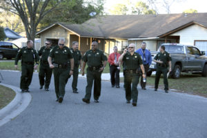 Sheriffs walking