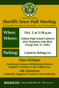 Sheriff's town hall meting