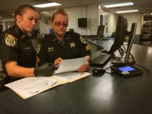 Clay County Sheriff's Office Jail Booking Counter