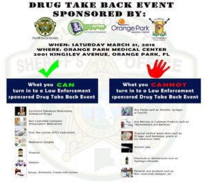 Drug take back event