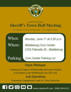 Sheriff's Town Hall meeting