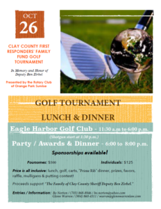 Golf Tournament Lunch & Dinner