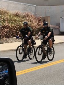 Deputies on bikes