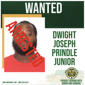 Wanted poster of Dwight Prindle, Jr.
