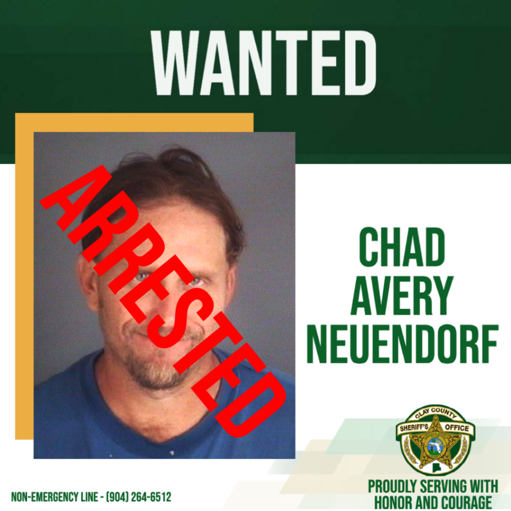 Arrested Photo of Chad Avery Neuendorf