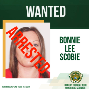 A photo of arrested fugitive Bonnie Scobie